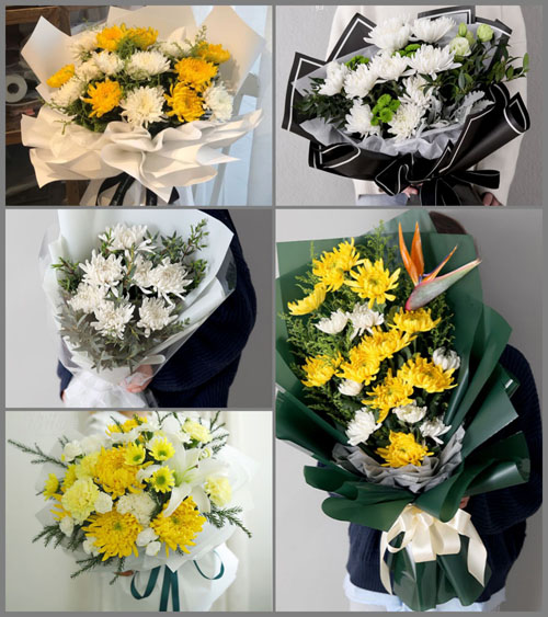 贵州毕节市威宁县新发乡中寨村白事花束代送